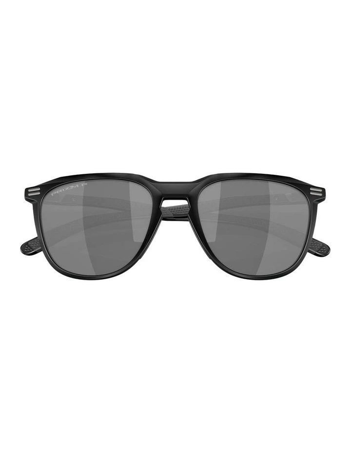 Thurso (Low Bridge Fit) O-matter Polarised Sunglasses in Black image 4