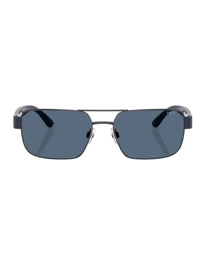 Metal Sunglasses in Blue image 1