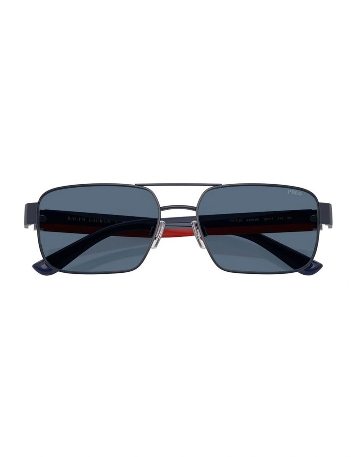 Metal Sunglasses in Blue image 3