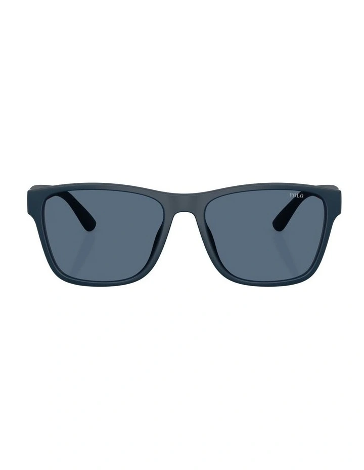 Injected Sunglasses in Blue image 2
