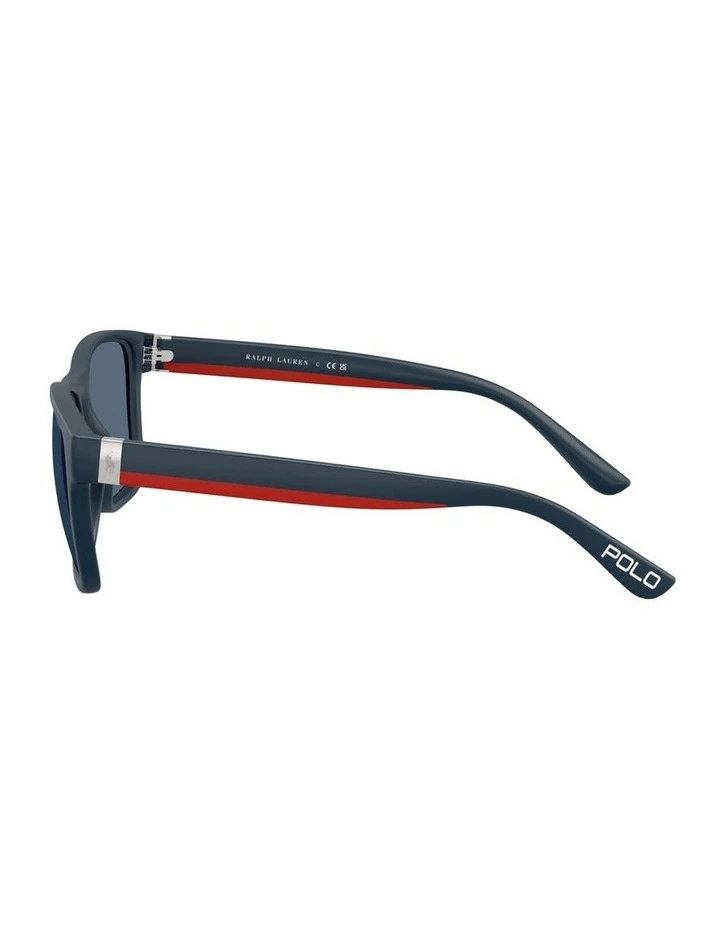 Injected Sunglasses in Blue image 3