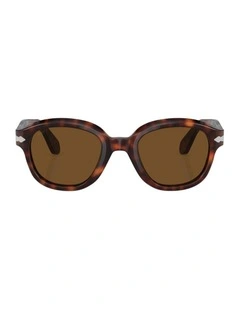 Acetate Polarised PO0060S Sunglasses in Tortoise