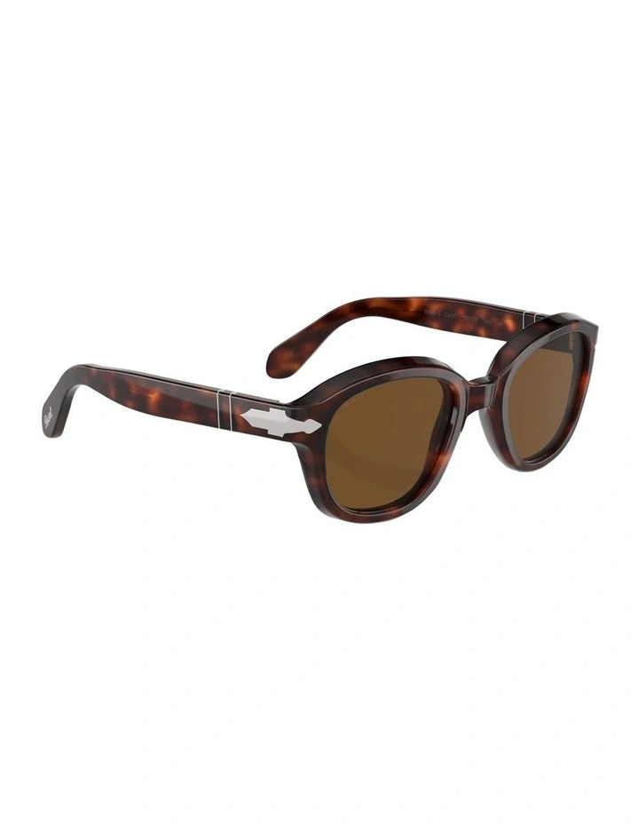 Acetate Polarised PO0060S Sunglasses in Tortoise image 3