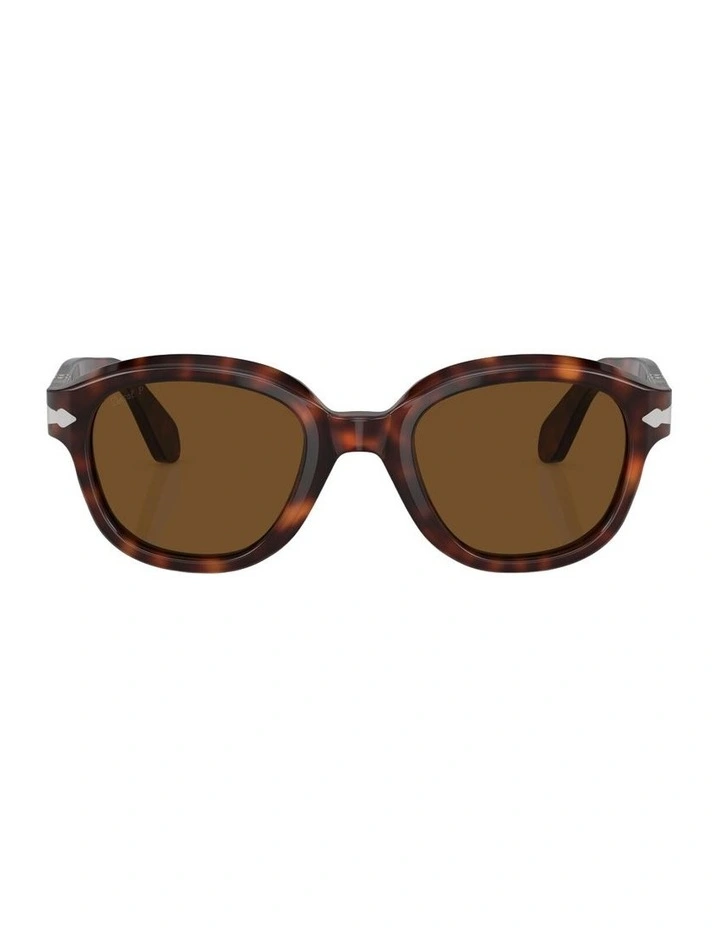PO0060S Acetate Polarised Sunglasses in Tortoise image 1