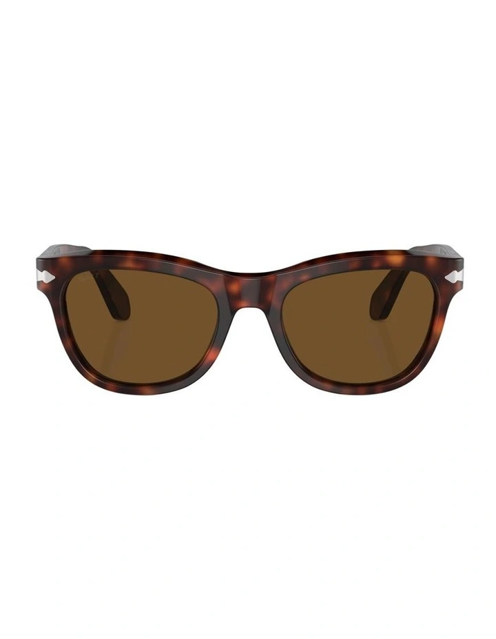 Acetate Polarised PO0086S Sunglasses in Tortoise image 2