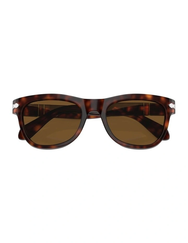 Acetate Polarised PO0086S Sunglasses in Tortoise image 4