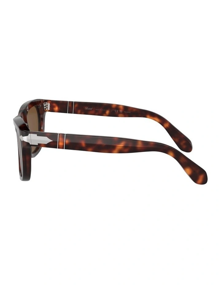 Acetate Polarised PO0086S Sunglasses in Tortoise image 3