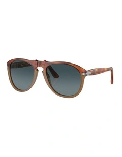 649 - Original Acetate Polarised Sunglasses in Brown