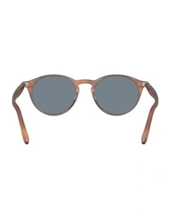Acetate PO3092SM Sunglasses in Brown