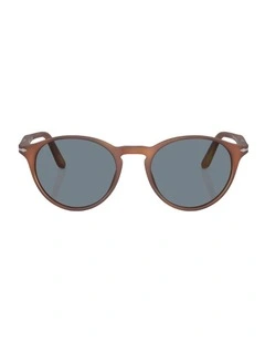 Acetate PO3092SM Sunglasses in Brown