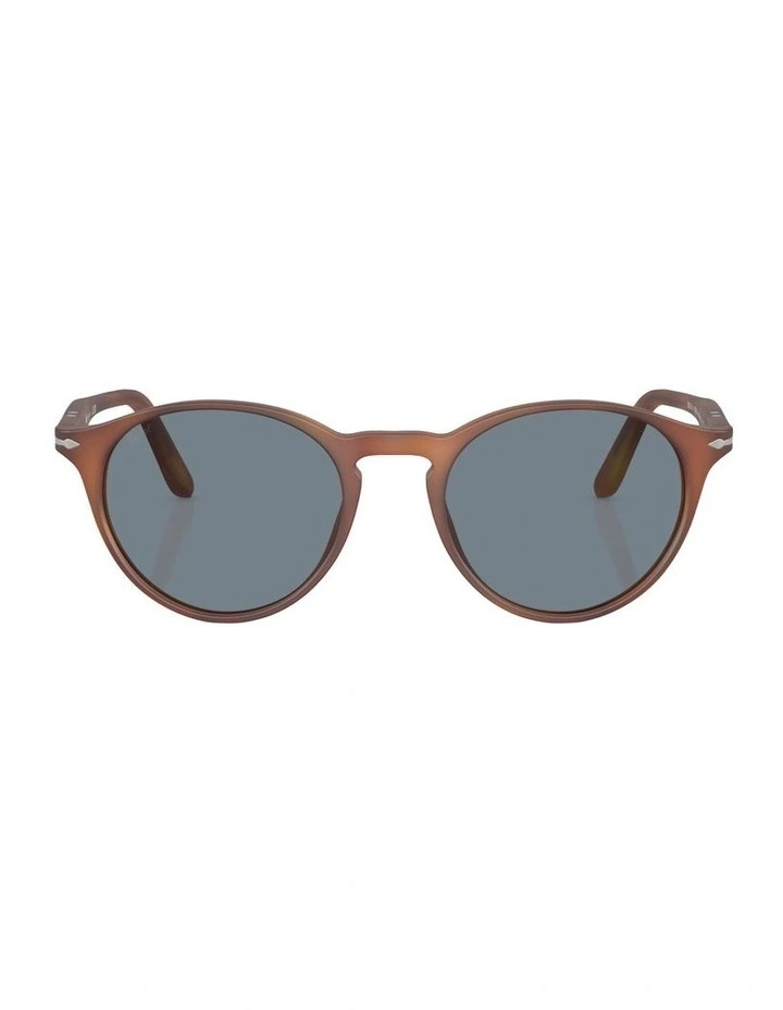Acetate PO3092SM Sunglasses in Brown image 1