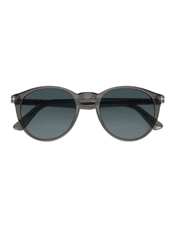 Acetate Polarised Sunglasses in Grey image 3