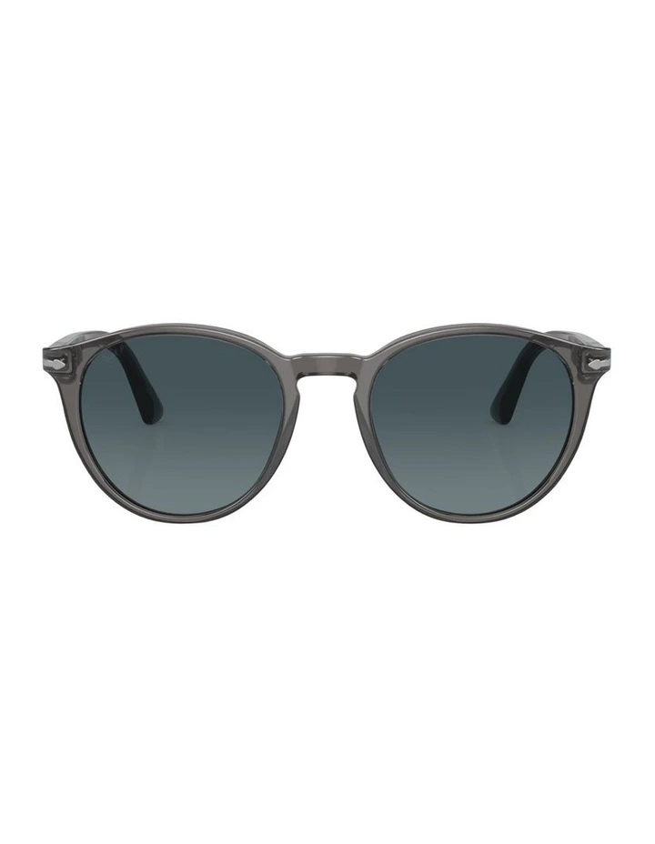 Acetate Polarised Sunglasses in Grey image 1