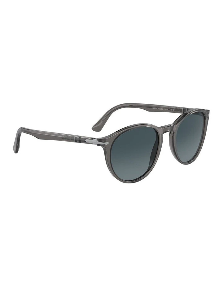 Acetate Polarised Sunglasses in Grey image 2