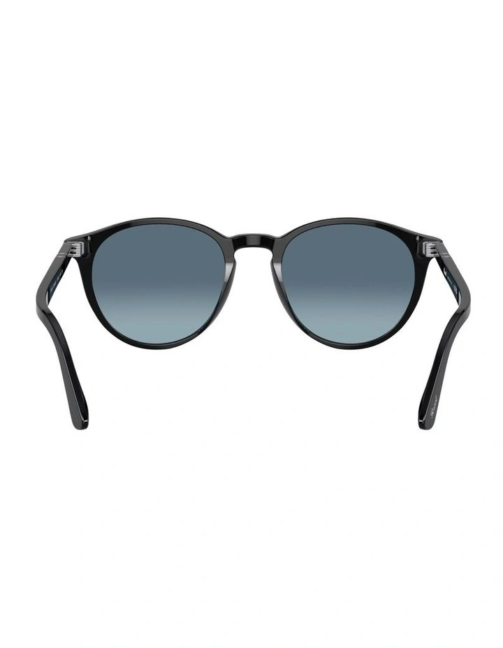 Acetate PO3152S Sunglasses in Black image 2