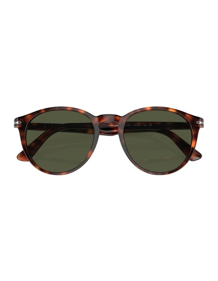 Acetate PO3152S Sunglasses in Tortoise image 4
