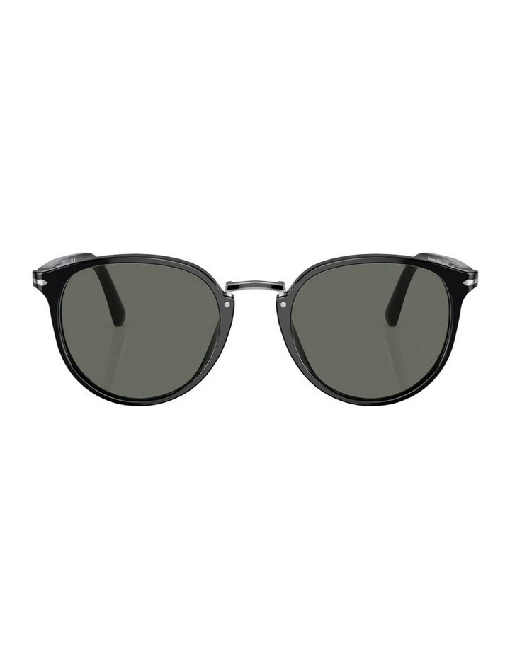 Acetate PO3210S Sunglasses in Black image 2
