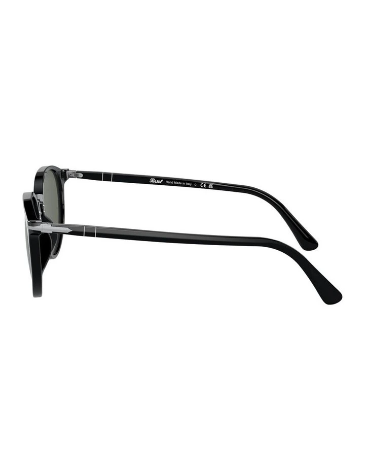 Acetate PO3210S Sunglasses in Black image 3