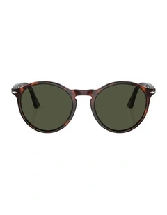 Acetate Sunglasses PO3285S in Tortoise