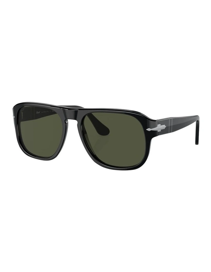 Jean Acetate Sunglasses PO3310S in Black image 1