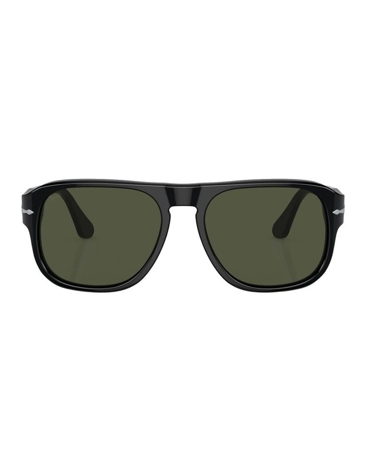 Jean Acetate Sunglasses PO3310S in Black image 2