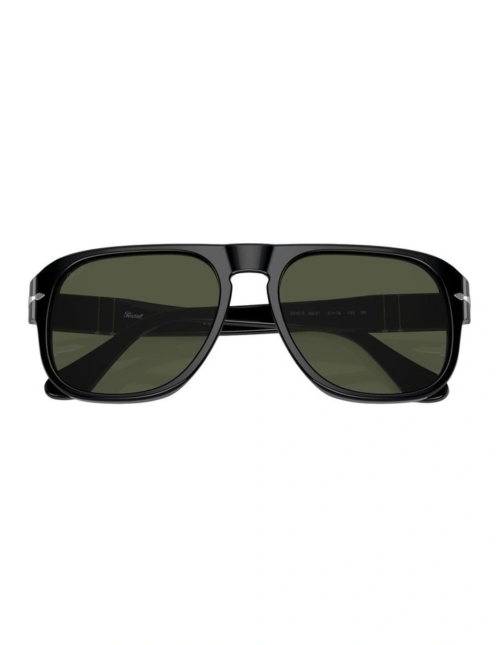 Jean Acetate Sunglasses PO3310S in Black image 4
