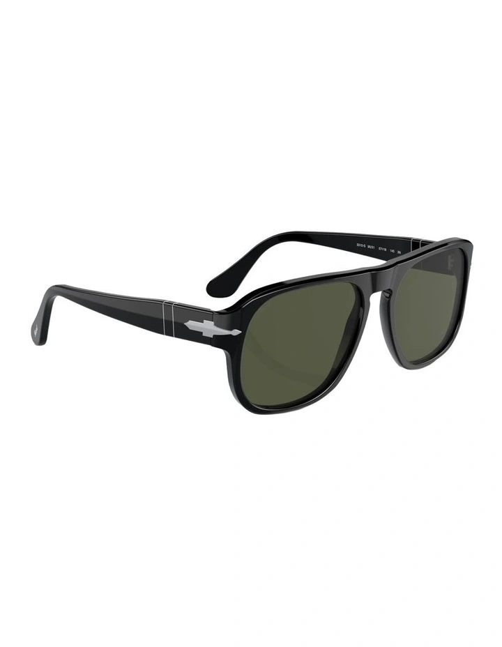 Jean Acetate Sunglasses PO3310S in Black image 5
