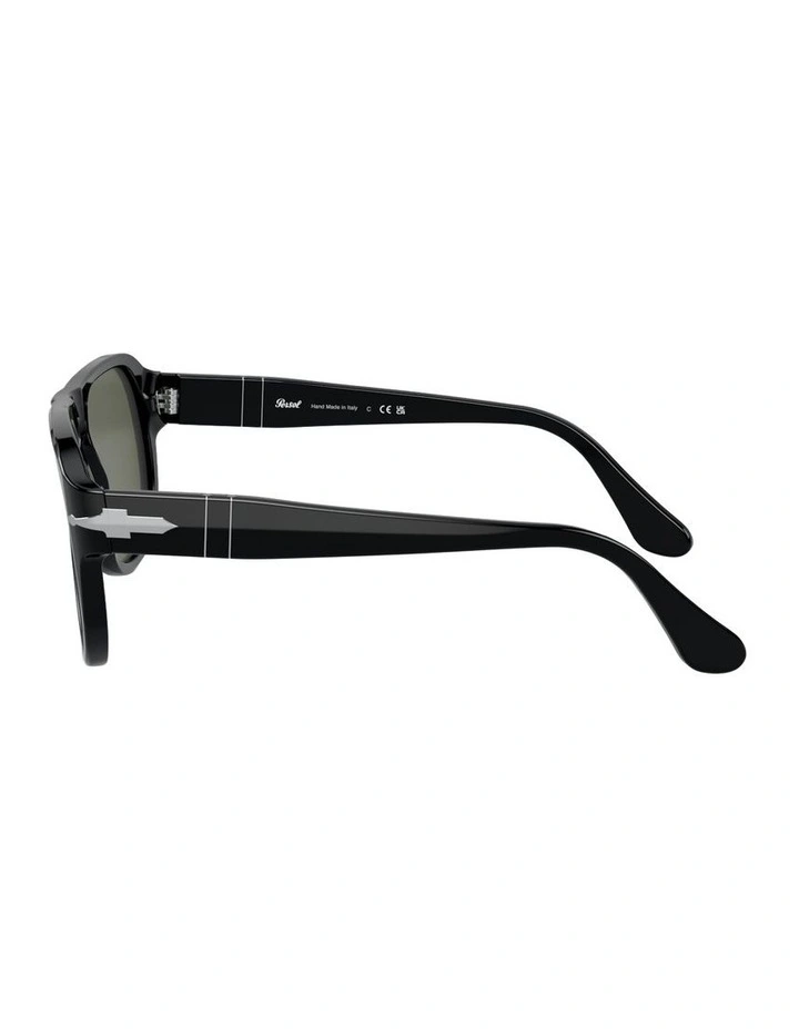 Jean Acetate Sunglasses PO3310S in Black image 3