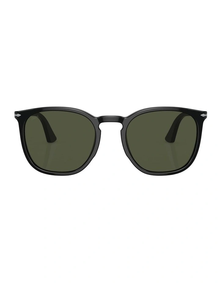 Acetate Sunglasses PO3316S in Black image 2
