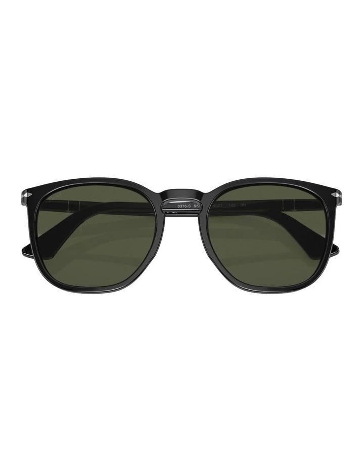 Acetate Sunglasses PO3316S in Black image 4