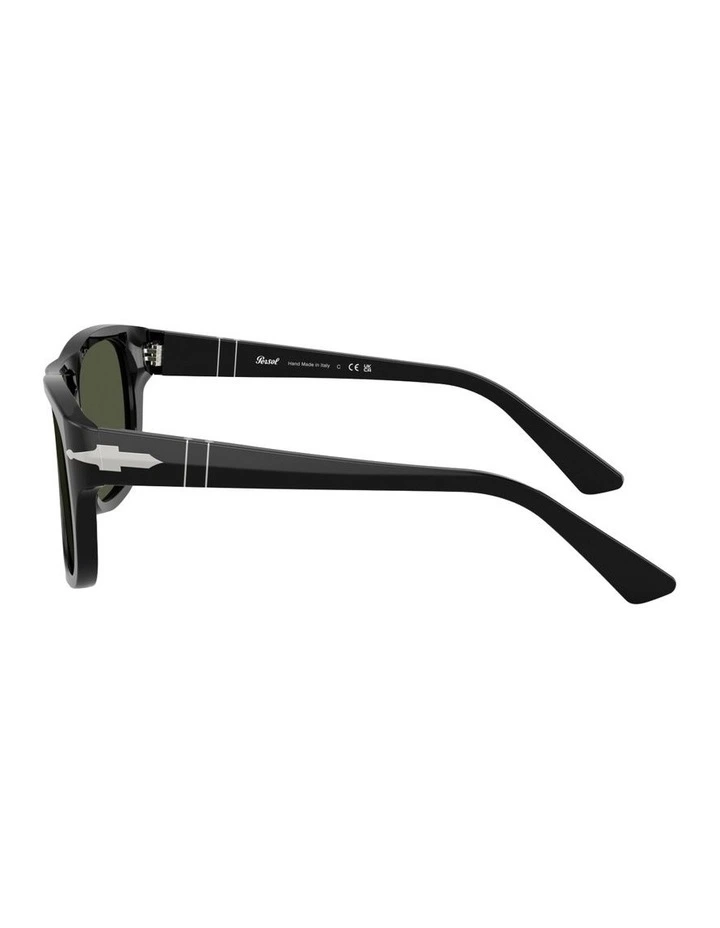 Acetate Sunglasses in Black image 3