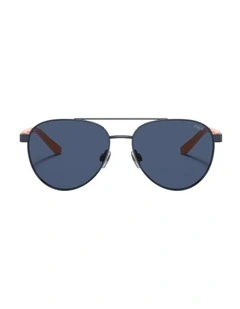 Metal Sunglasses in Blue