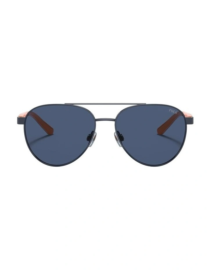 Metal Sunglasses in Blue image 1