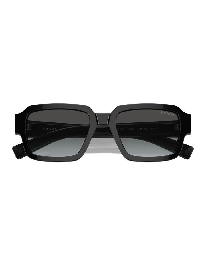 Acetate Sunglasses PR 02ZS in Black image 3