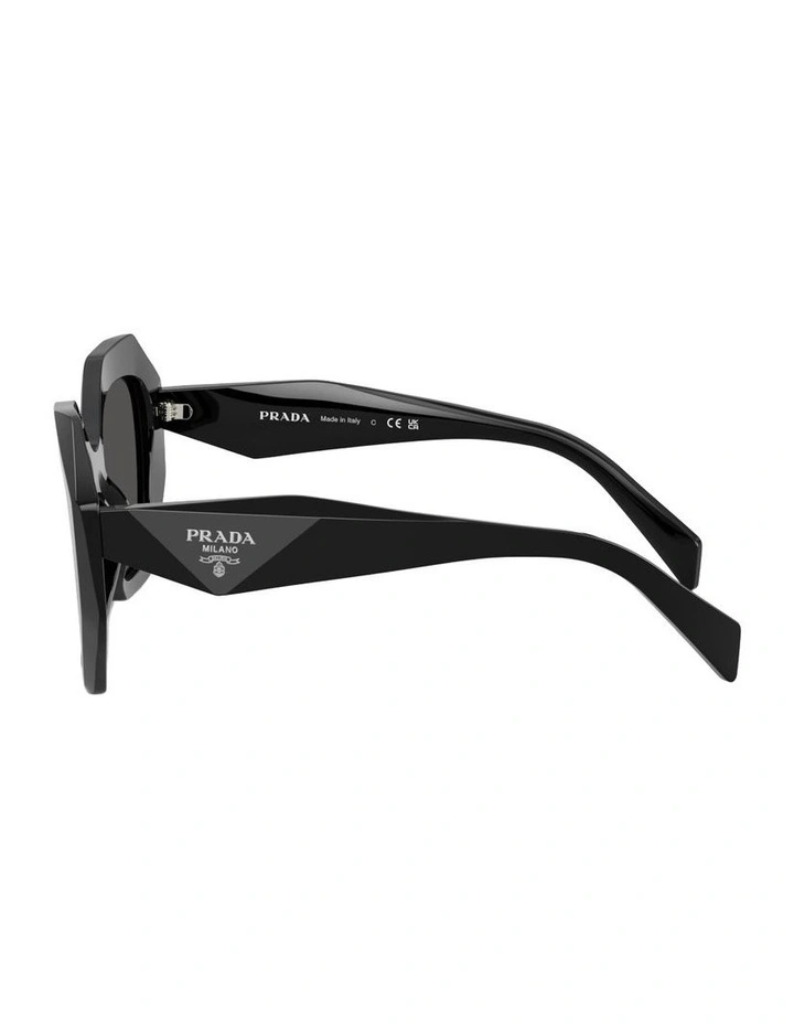 Acetate Sunglasses in Black image 3