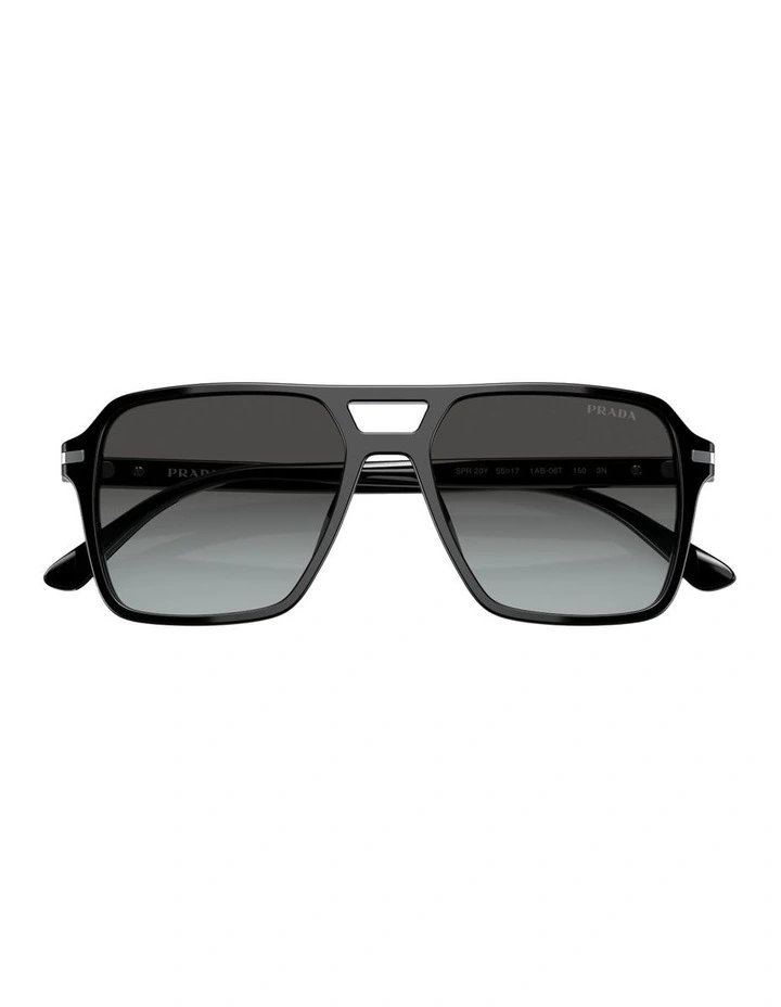 Acetate Sunglasses PR 20YS in Black image 4
