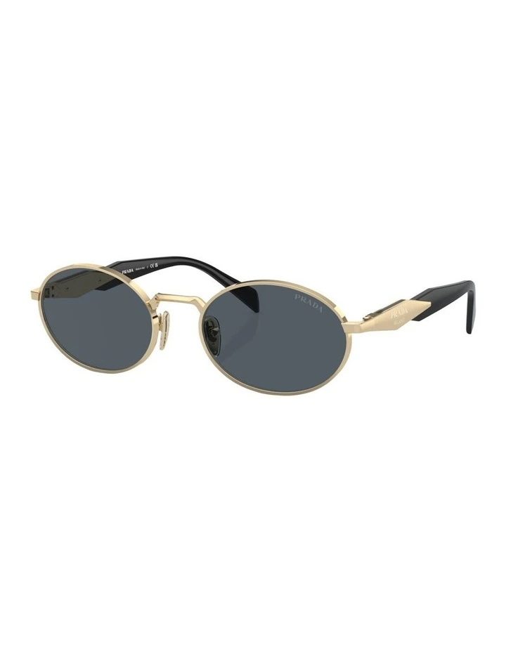 PR 65ZS Metal Sunglasses in Gold image 1