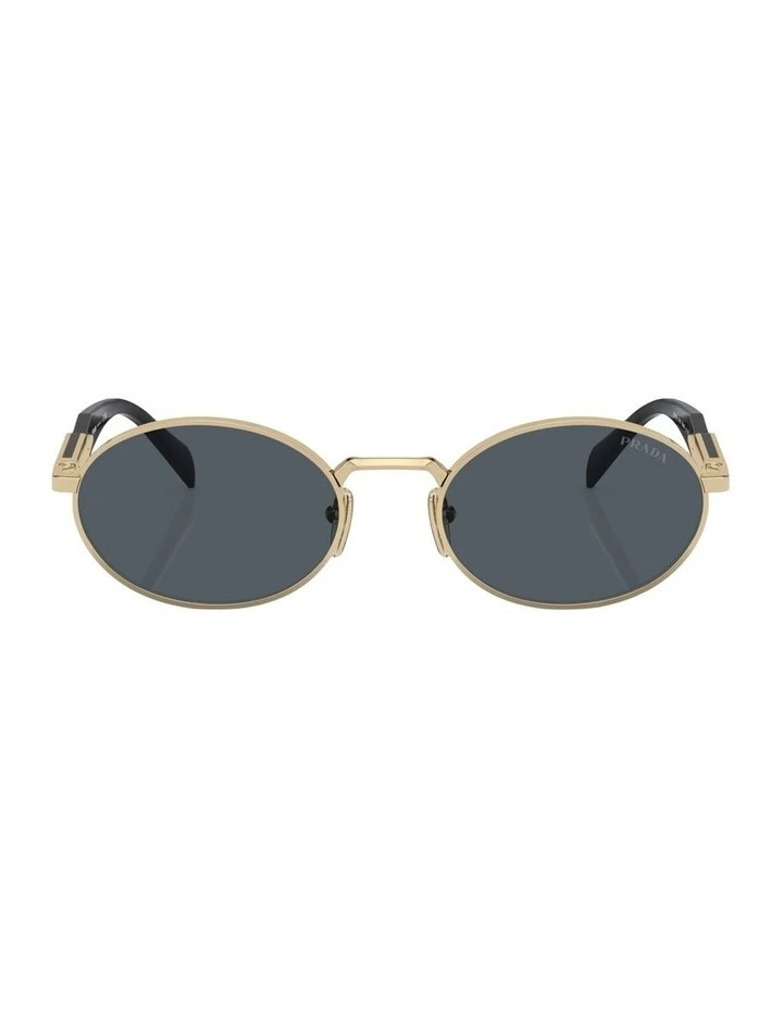 PR 65ZS Metal Sunglasses in Gold image 2