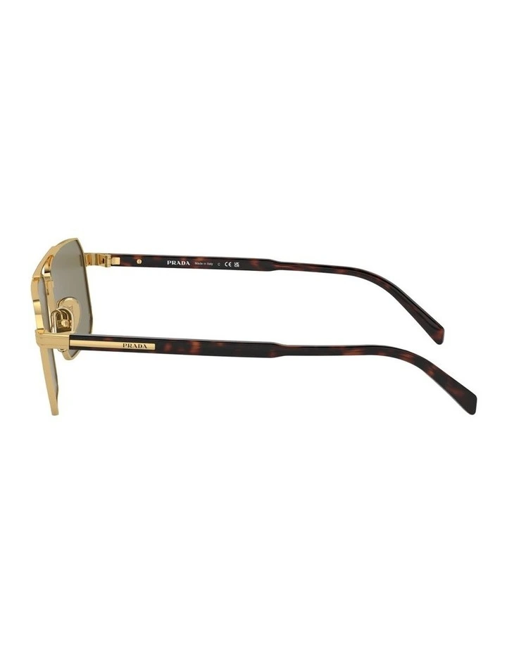 Steel Sunglasses in Gold image 3