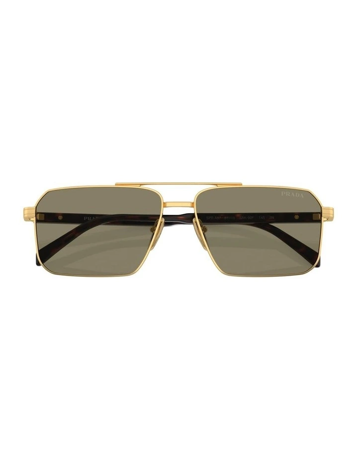 Steel Sunglasses in Gold image 4