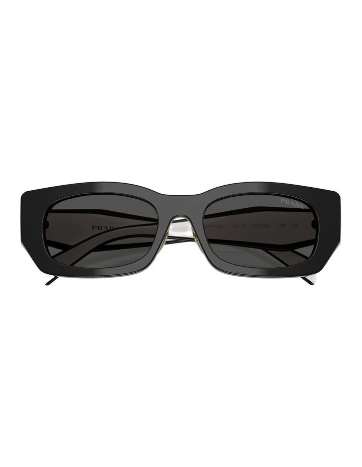 Acetate Sunglasses in Black image 3