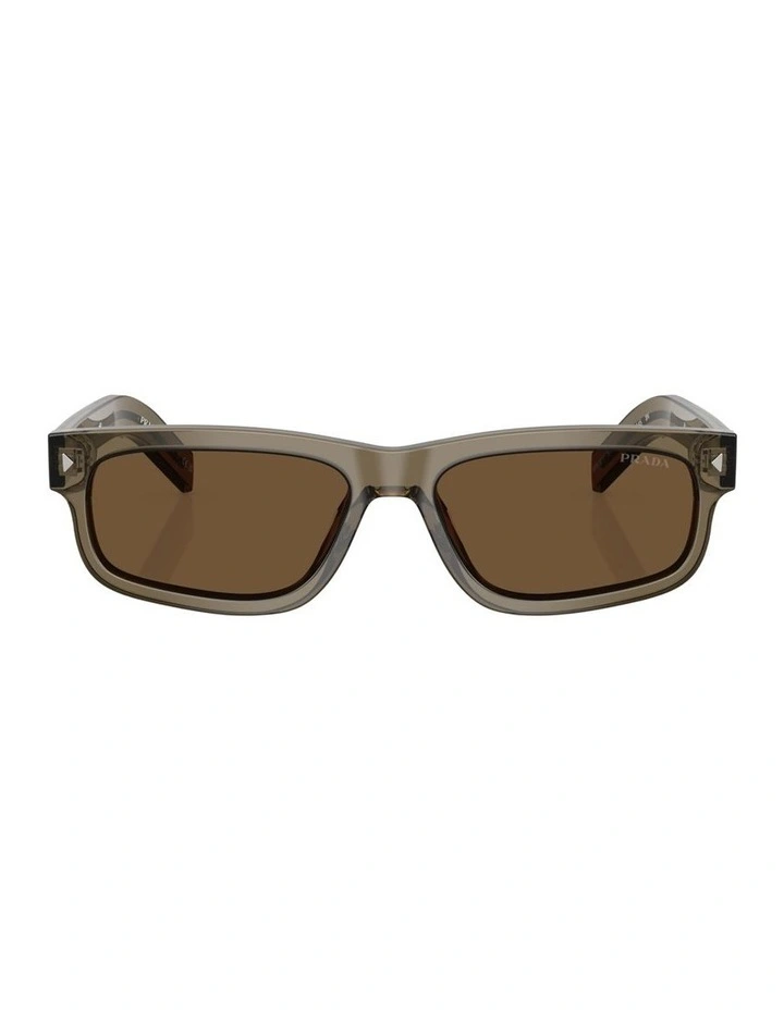 Acetate Sunglasses in Beige image 2