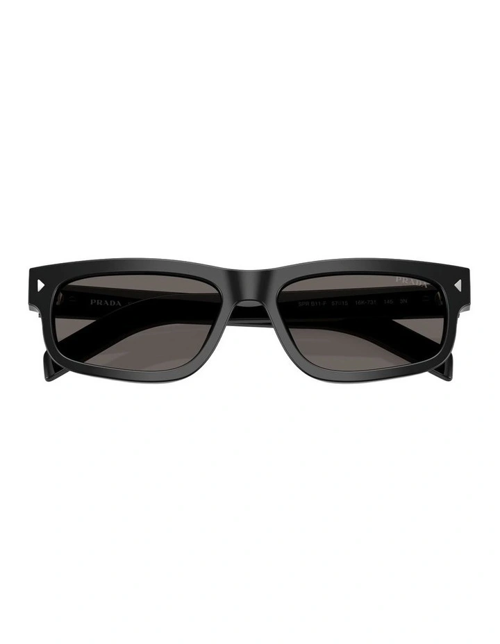 Acetate Sunglasses in Black image 4