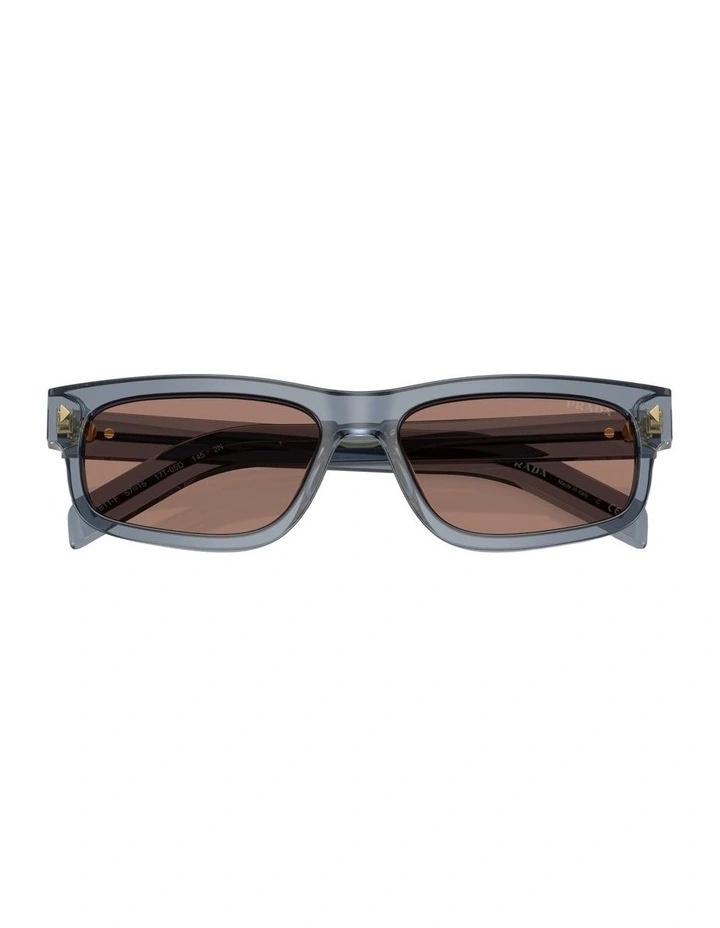 Acetate Sunglasses in Blue image 3