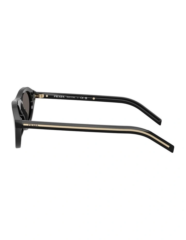 Acetate Sunglasses in Black image 3