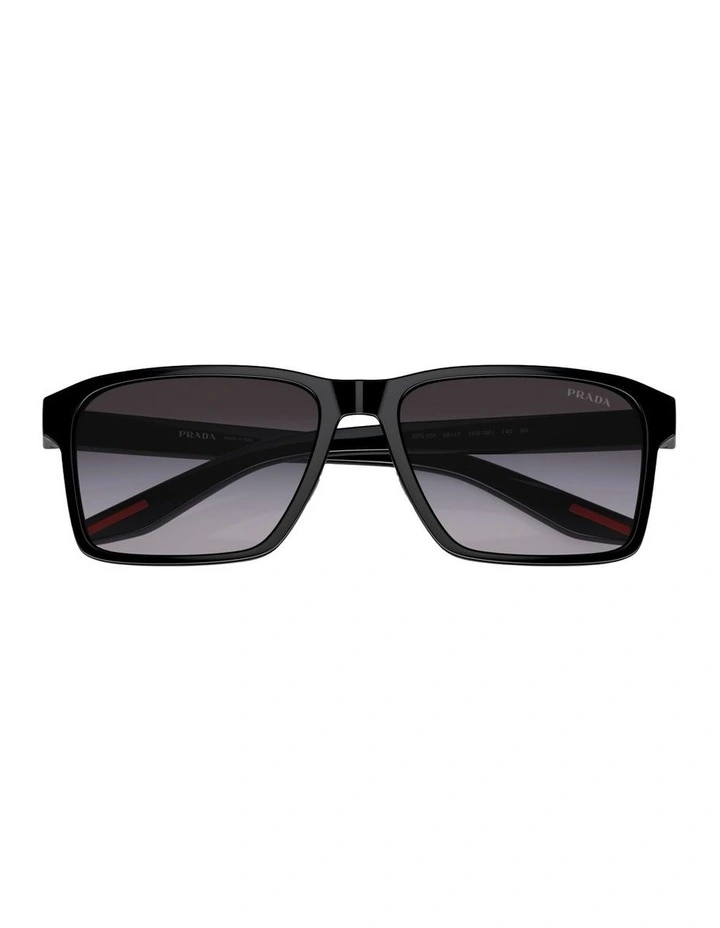 Injected PS 05YS Sunglasses in Black image 3