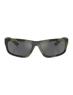 Injected Sunglasses in Green