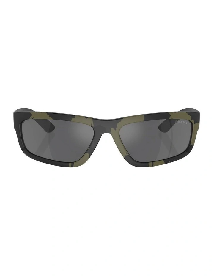 Injected Sunglasses in Green image 1