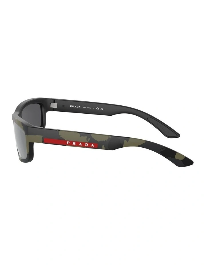 Injected Sunglasses in Green image 2