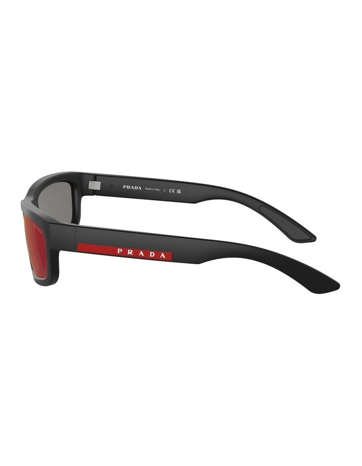 Injected Sunglasses in Black image 3